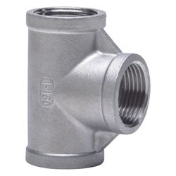 Gebo G316 T-Stück 90 Grad G3F, 2", I/I/I, Edelstahl 1.4404, Grau, 6130-200... GEBO-6130-200 4019576115779 (Abb. 1)