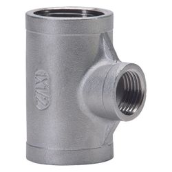 Gebo G316 T-Stück 90 Grad G3F reduziert, 1 1/2" x 3/4", I/I/I, Edelstahl 1.4404, Grau... GEBO-6130-112034 4019576115908 (Abb. 1)