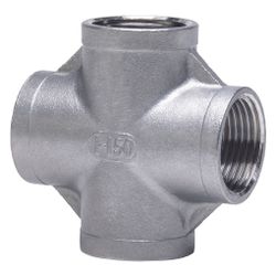 Gebo G316 Kreuzstück G3F, 3/4", I/I/I/I, Edelstahl 1.4404, Grau, 6180-034... GEBO-6180-034 4019576116004 (Abb. 1)