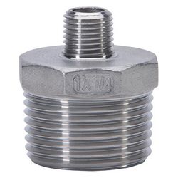 Gebo G316 Reduzierdoppelnippel G3F, 2" x 1 1/2", A/A, Edelstahl 1.4404, Grau... GEBO-6245-200112 4019576117131 (Abb. 1)