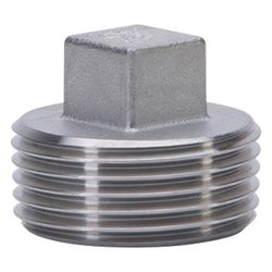 Gebo G316 Vierkant-Stopfen G3F, ohne Rand, 1", Edelstahl 1.4404, Grau... GEBO-6291-100 4019576117636 (Abb. 1)