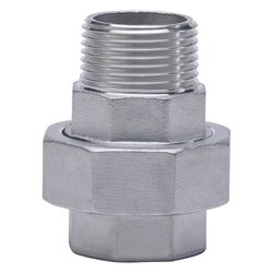 Gebo G316 Verschraubung G3F flachdichtend, 1", A/I, Edelstahl 1.4404, Grau... GEBO-6331-100 4019576118237 (Abb. 1)