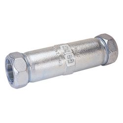 Gebo Original Temperguss-Klemmverbinder 150 Typ OL, 1 1/4", Grau, für Stahlrohr... GEBO-01.150.03.04 4019576000488 (Abb. 1)