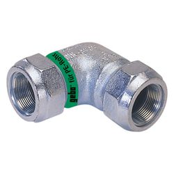 Gebo Original Temperguss-Klemmverbinder 154 Typ WO, 3/4" x 25mm, Grau, für PE-Rohr... GEBO-03.154.08.0225 4019576003830 (Abb. 1)