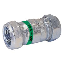 Gebo Original Temperguss-Klemmverbinder 155 Typ O, 38 x 38mm, Grau, für PE-Rohr... GEBO-03.155.02.38 4019576018636 (Abb. 1)