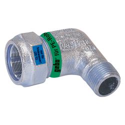 Gebo Original Temperguss-Klemmverbinder 156 Typ WA, 1 1/2" x 50mm, Grau, für PE-Ro... GEBO-03.156.09.0550 4019576113720 (Abb. 1)