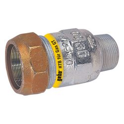 Gebo Original Temperguss-Klemmverbinder 180 Typ AT, 1 1/2", 48,3mm, Grau, für Stahlr... GEBO-01.180.00.05 4019576001034 (Abb. 1)