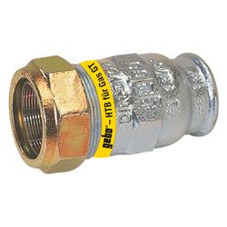 Gebo Original Temperguss-Klemmverbinder 180 Typ IT, 3/4", Grau, für Stahlrohr... GEBO-01.180.01.02 4019576001065 (Abb. 1)