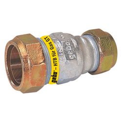 Gebo Original Temperguss-Klemmverbinder 180 Typ ORT, 1 1/2" x 1 1/4", Grau, für St... GEBO-01.180.02.0504 4019576001515 (Abb. 1)