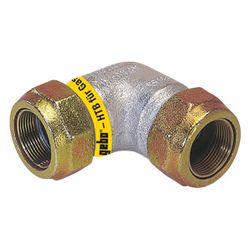 Gebo Original Temperguss-Klemmverbinder 180 Typ WOT, 1 1/4", Grau, für Stahlrohr... GEBO-01.180.08.04 4019576001638 (Abb. 1)