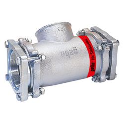 Gebo Original Temperguss-Klemmverbinder 220 Typ TF, 108 x 108 x 4", Grau, für Siede... GEBO-02.220.04.108 4019576003083 (Abb. 1)