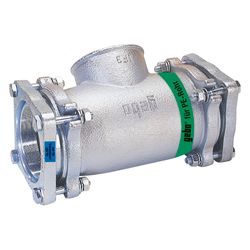 Gebo Original Temperguss-Klemmverbinder 223 Typ TF, 75mm, Grau, für PE-Rohr Trinkwas... GEBO-03.223.04.75 4019576114161 (Abb. 1)