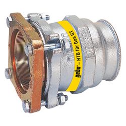 Gebo Original Temperguss-Klemmverbinder 225 Typ IFT, 4", 114,3mm, Grau, für Stahlroh... GEBO-01.225.01.09 4019576002000 (Abb. 1)