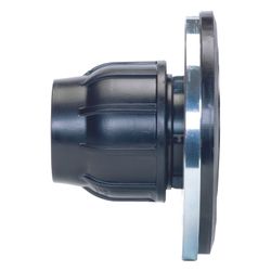 Gebo Plast Kunststoff-Klemmverbinder P13 Typ POF 50mm x G 2", als Flanschmuffe, PP, Schw... GEBO-13625050 8023058045313 (Abb. 1)