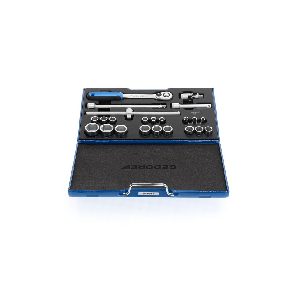 Gedore Steckschlüssel-Garnitur 1/2" 19EMU-20 23-teilig... GEDORE-2545837 4010886930243 (Abb. 3)