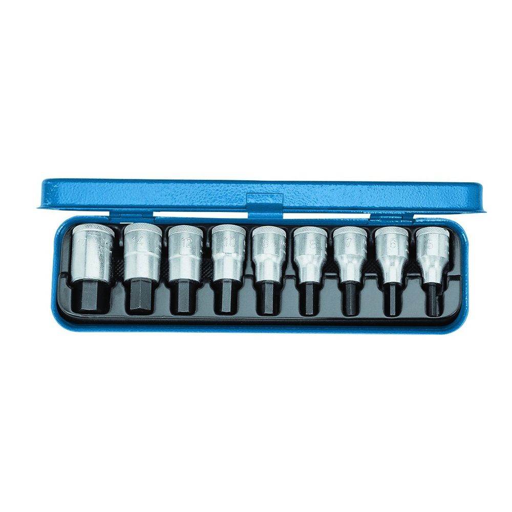 Gedore Schraubendrehereinsatz- Satz 1/2" Innensechskant 5-17mm 9-teilig... GEDORE-6156250 4010886615621 (Abb. 6)