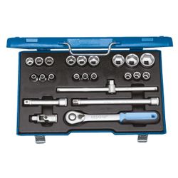 Gedore Steckschlüssel-Garnitur 1/2" 19EMU-20 23-teilig... GEDORE-2545837 4010886930243 (Abb. 1)