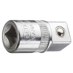 Gedore Vergrößerungsstück 1/4"-Innenvierkant auf 3/8"-Außenvierkant... GEDORE-6170080 4010886617007 (Abb. 1)