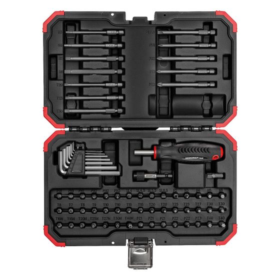 Gedore Red Bitset R33003067, 67-teilig 1/4