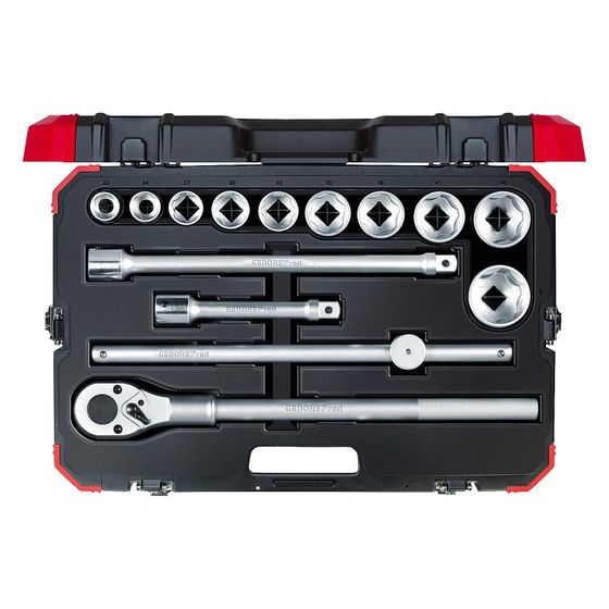 Gedore Red Steckschlüssel-Satz R78004014, 3/4