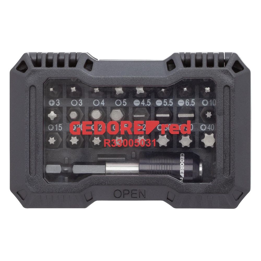 Gedore Red Bit-Box 32-teilig 1/4", 25mm Bitlänge, Kunststoffbox... GEDORERED-3301338 4060833013383 (Abb. 2)
