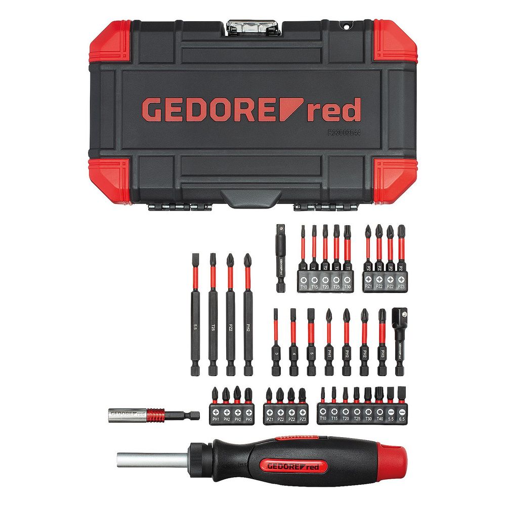 Gedore Red Bitset R33003043, 1/4", 43-teilig... GEDORERED-3304902 4060833049023 (Abb. 2)