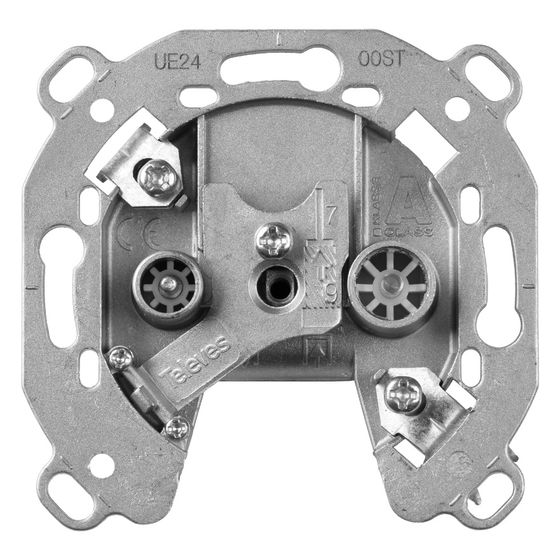 Gira Antennensteckdose EDU 04F, 2-fach, Schirmungsklasse A, 004600