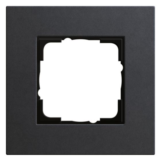 Gira Abdeckrahmen Esprit Linoleum-Multiplex, 1-fach, Anthrazit, 0211226