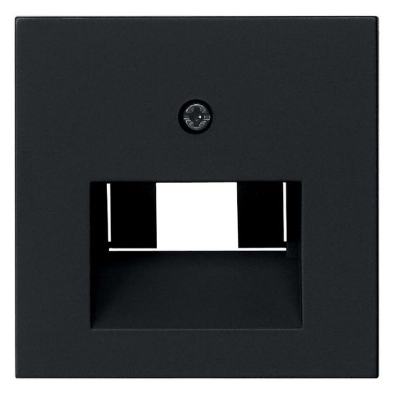 Gira Abdeckung UAE/IAE Netzwerk System 55, Schwarz matt, 0270005
