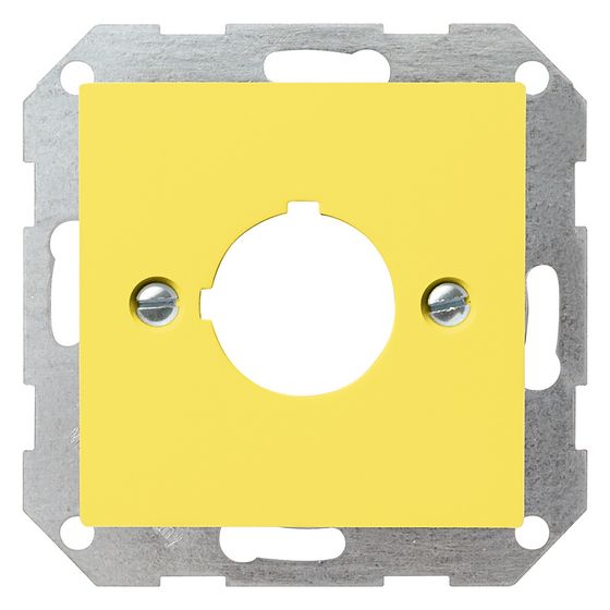 Gira Zentraleinsatz System 55, 22,5mm, Gelb glänzend, 027102