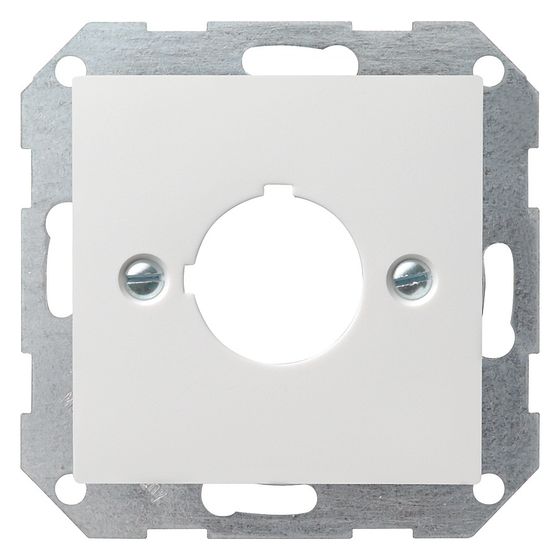 Gira Zentraleinsatz System 55, 22,5mm, Reinweiß glänzend, 027203