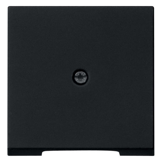 Gira Abdeckung für Schnurableitung System 55, Schwarz matt, 0274005