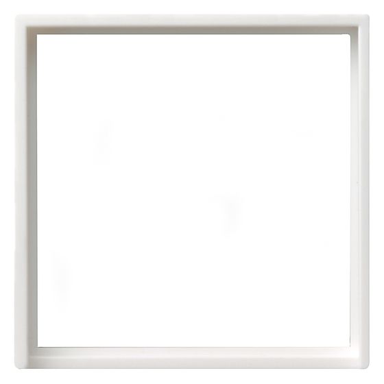 Gira Zentralplatte System 55, Adapterrahmen 50x50mm, Reinweiß, 028203