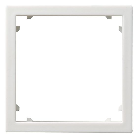 Gira Zwischenplatte System 55, 45x45mm, Reinweiß glänzend, 028303