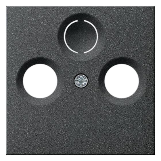 Gira Abdeckung für Koaxial-Antennensteckdose System 55, Anthrazit, 086928