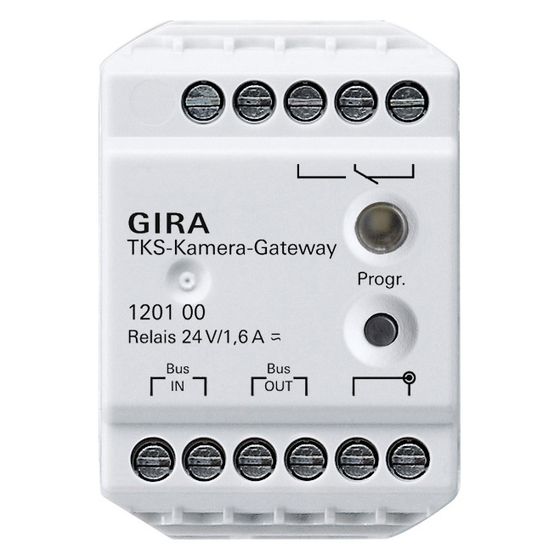 Gira TKS-Kamera-Gateway 120100, für analoge Kameras, Aufputz/Unterputz/REG