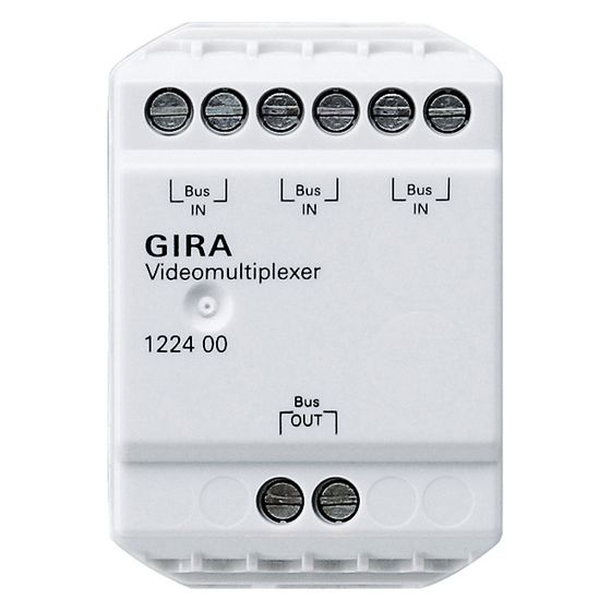 Gira Videomultiplexer Türkommunikation, Aufputz/Unterputz/REG, 122400