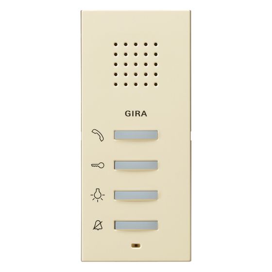 Gira Wohnungsstation AP System 55 125001, Freisprechen, Cremeweiß