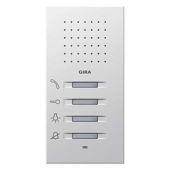 Gira Wohnungsstation Freisprechen Aufputz, Reinweiß glänzend, 1250112
