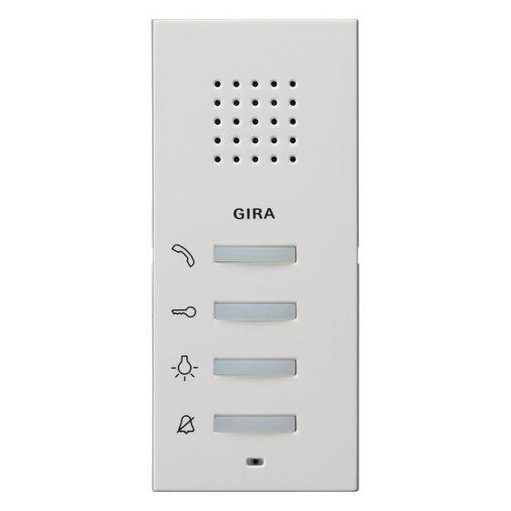 Gira Wohnungsstation AP System 55, Freisprechen, Reinweiß seidenmatt, 125027