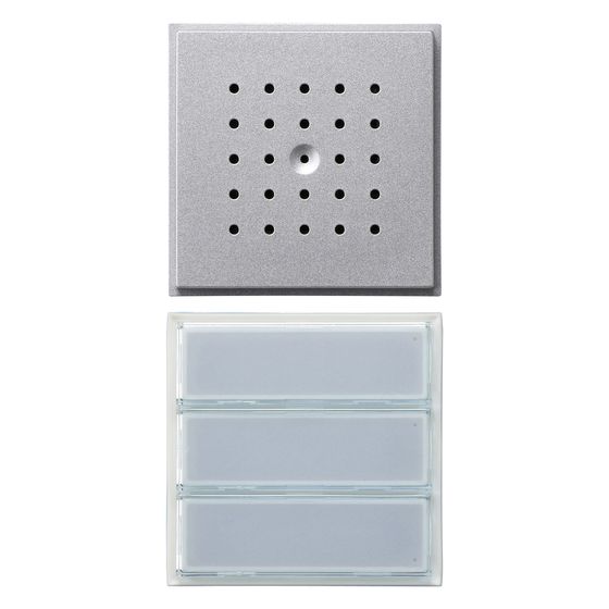 Gira Türstation TX_44, 3-fach, Unterputz, Alu, 126165