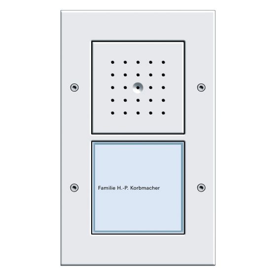Gira Türstation AP 1-fach, 19mm Aufbauhöhe, Reinweiß, 126666