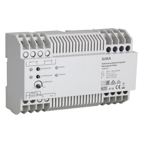 Gira Steuergerät Video, REG, 2-Draht-Bus, 12V AC, 128800