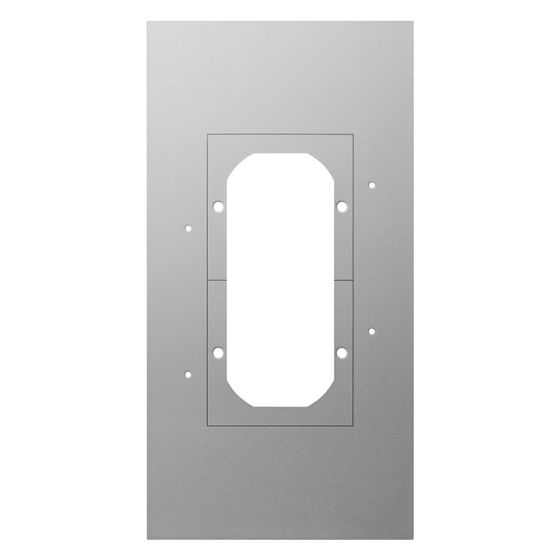 Gira Montageplatte für Türstation 2-fach, Aluminium eloxiert, 129700