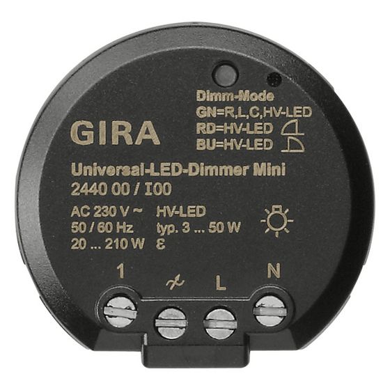 Gira Universal-LED-Dimmer System 3000 Mini, 244000