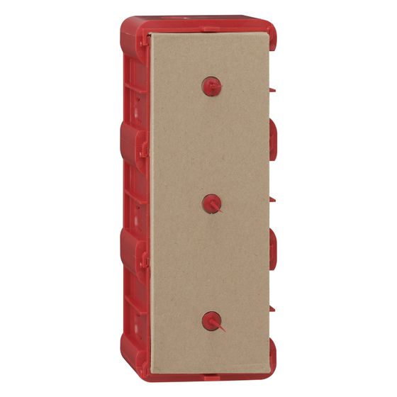 Gira Einbaudose E2, 3-fach, Unterputz, 289300