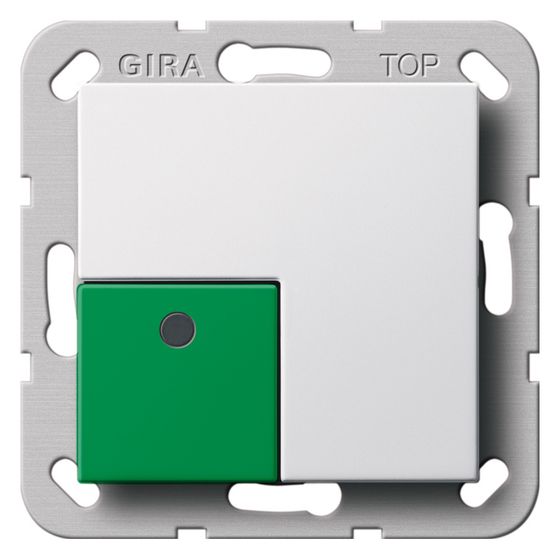 Gira Abstelltaster System 55, Reinweiß, 291103