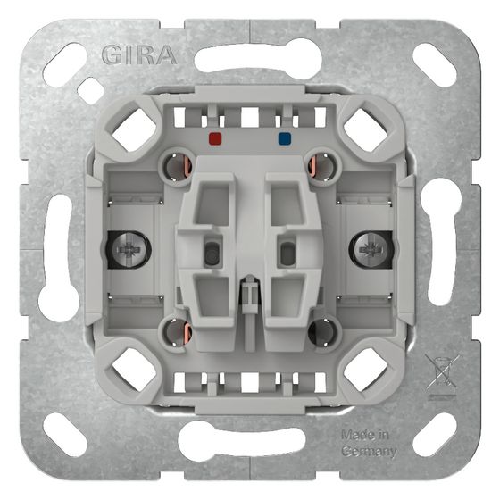 Gira Wipptaster Schließer 1-polig mit N-Klemme, 10A 250V, 315000