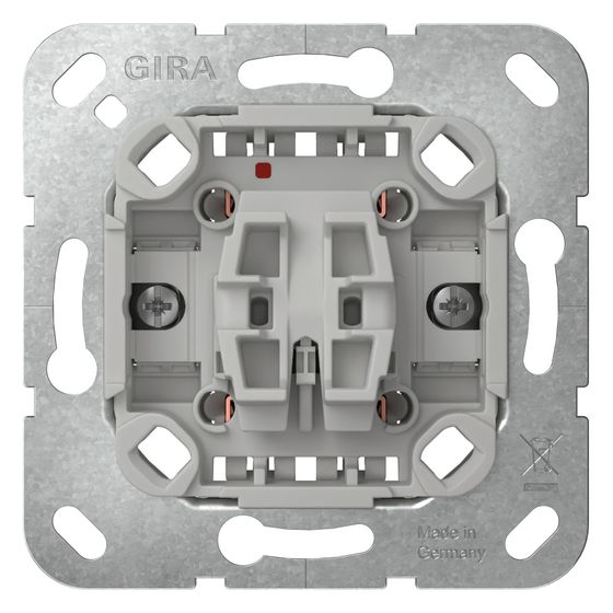 Gira Wipptaster Schließer sMK Einsatz, 10A 250V, 1-polig, 315200
