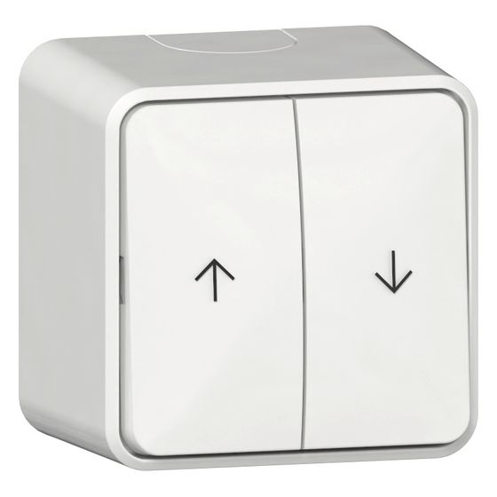 Gira Wipp-Jalousieschalter 315913, 10AX 250V, Reinweiß